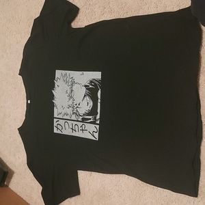 My Hero Acadamia Bakugo black t-shirt